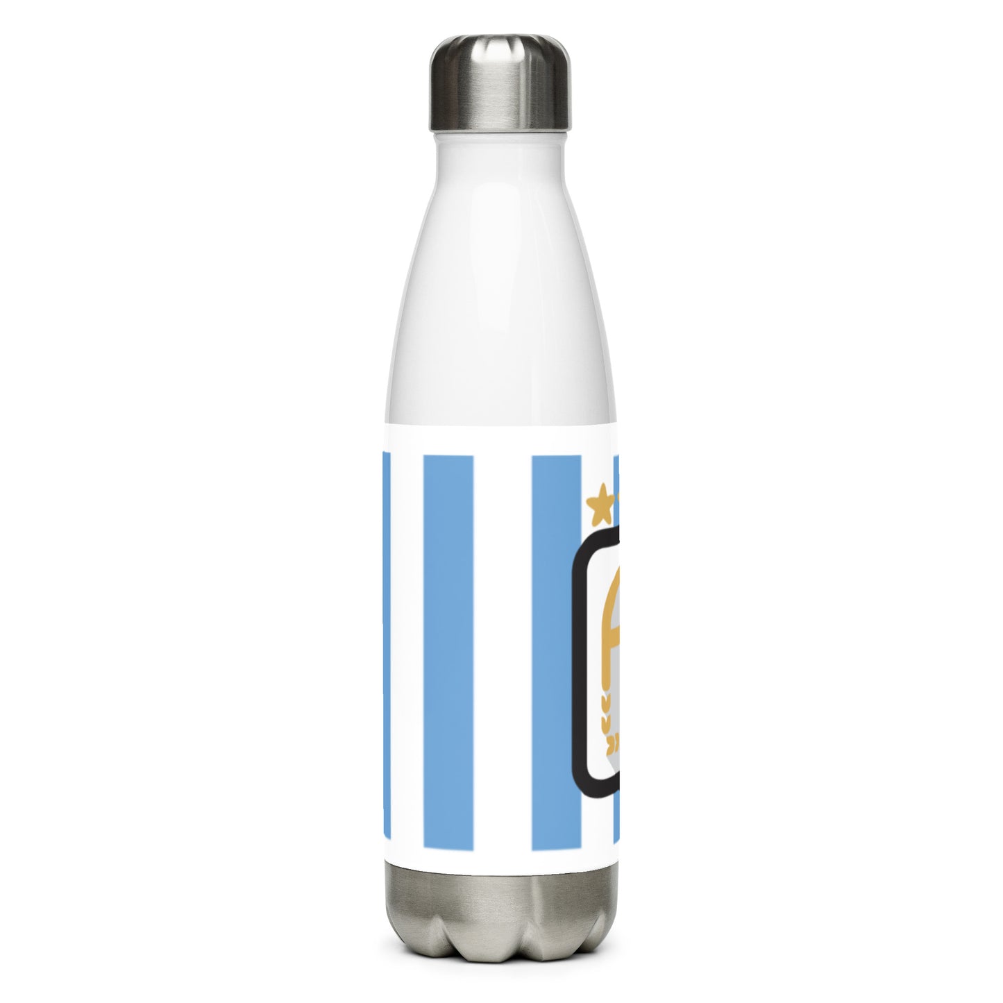 Argentina Vintage Logo 3 Stars Stainless steel water bottle