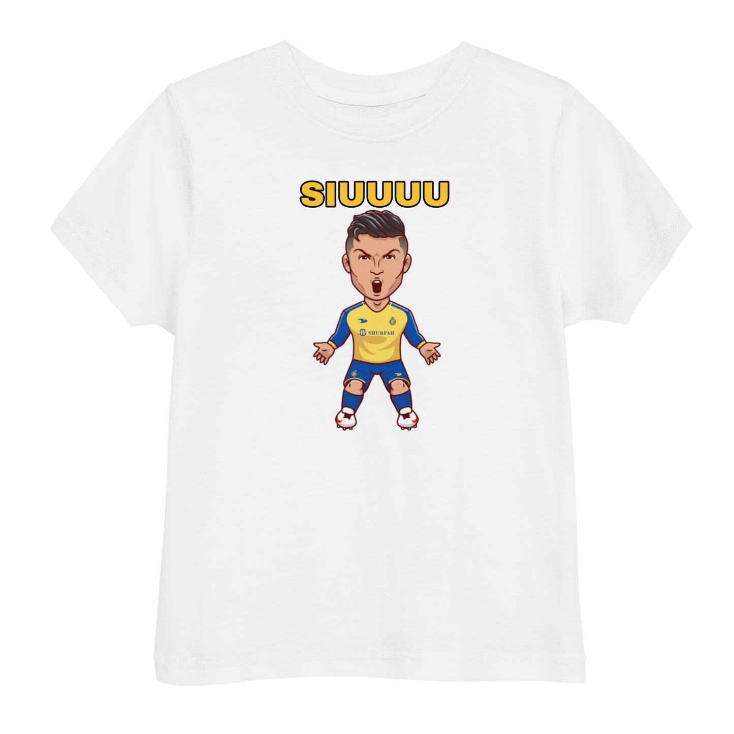 Al-Nassr Ronaldo Toddler jersey t-shirt - The 90+ Minute