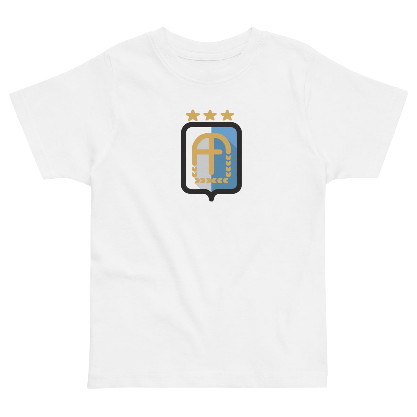 Argentina Vintage Logo 3 Stars Toddler jersey t-shirt