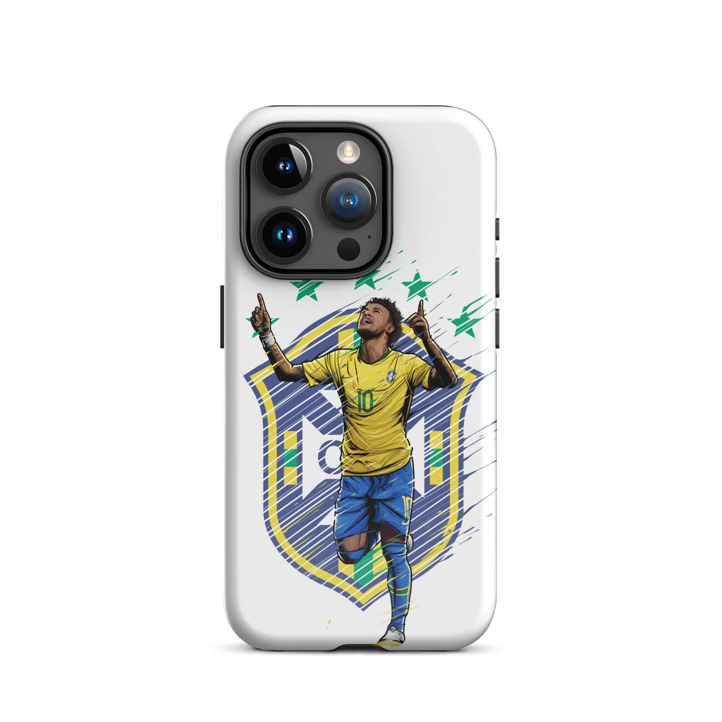 Neymar Jr. Brazil Crest Tough Case for iPhone® - The 90+ Minute