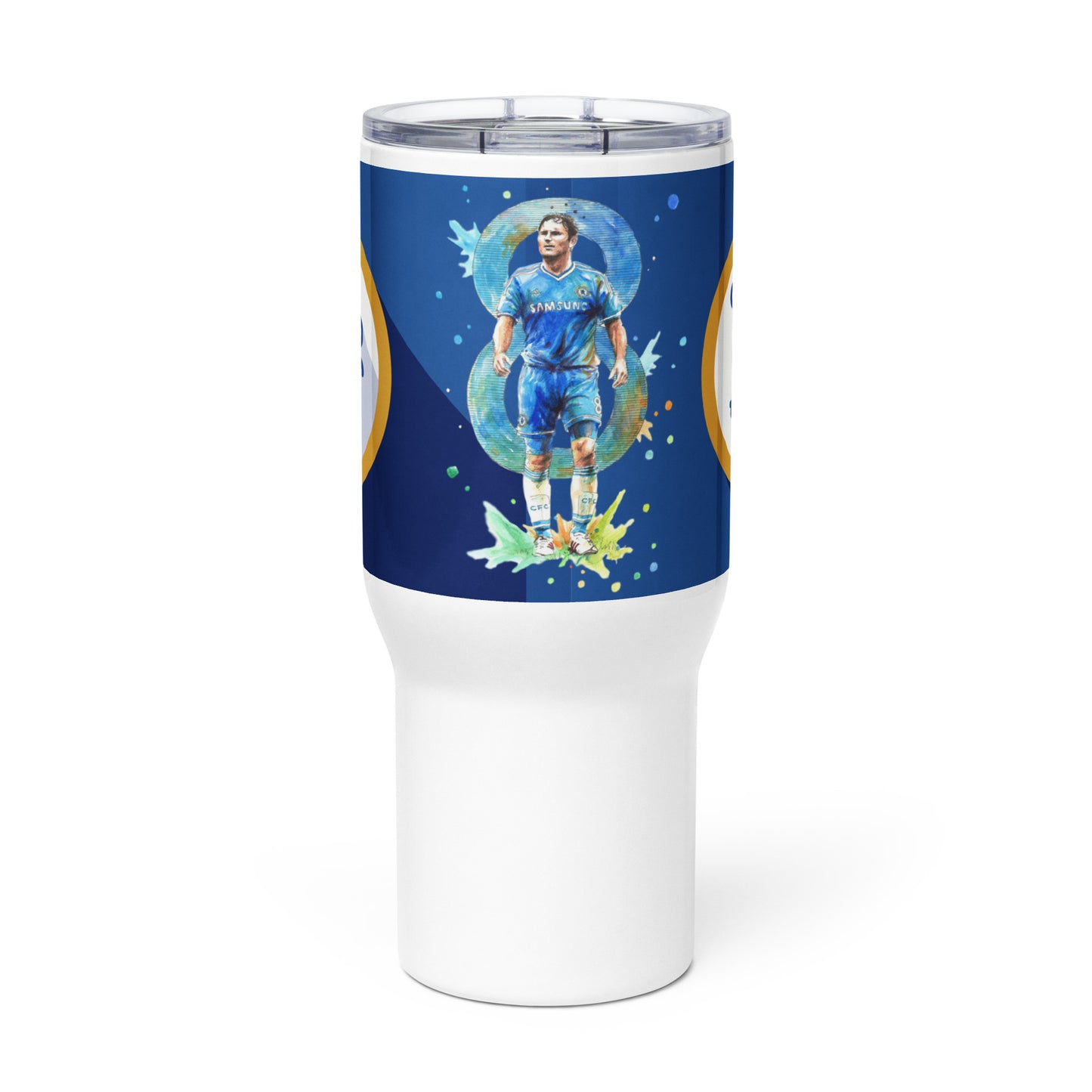 Chelsea Frankie Lampard Vintage Travel mug with a handle