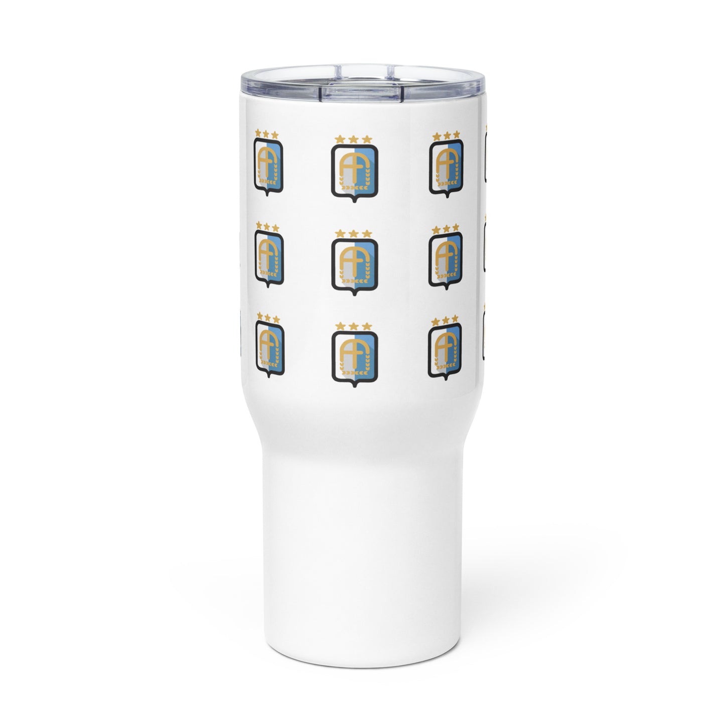 Argentina Vintage Logo 3 Stars Travel mug with a handle