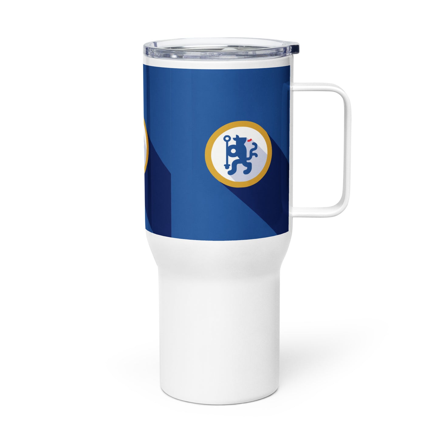 Chelsea Vintage Logo Travel mug with a handle