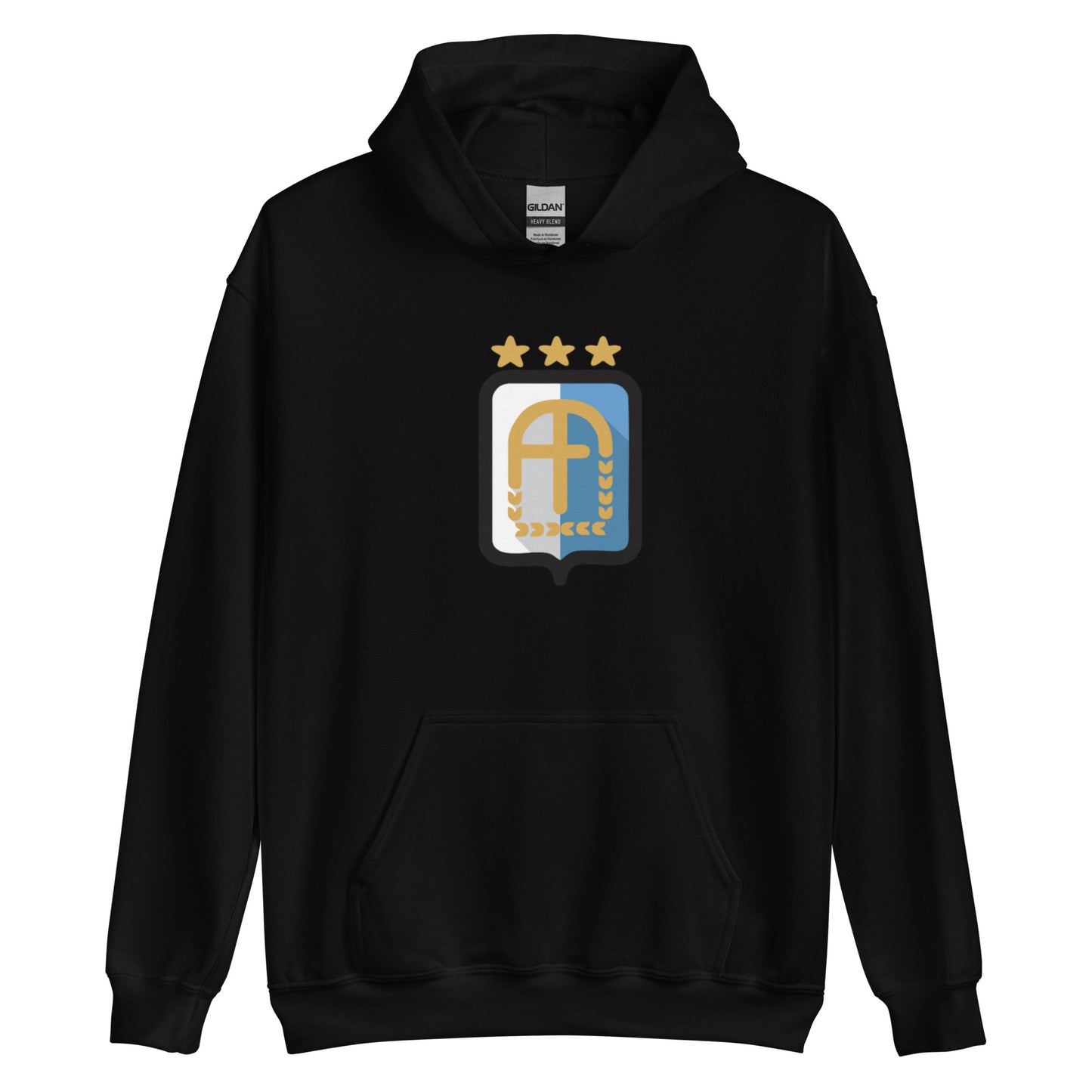 Argentina Vintage Logo 3 Stars Unisex Hoodie
