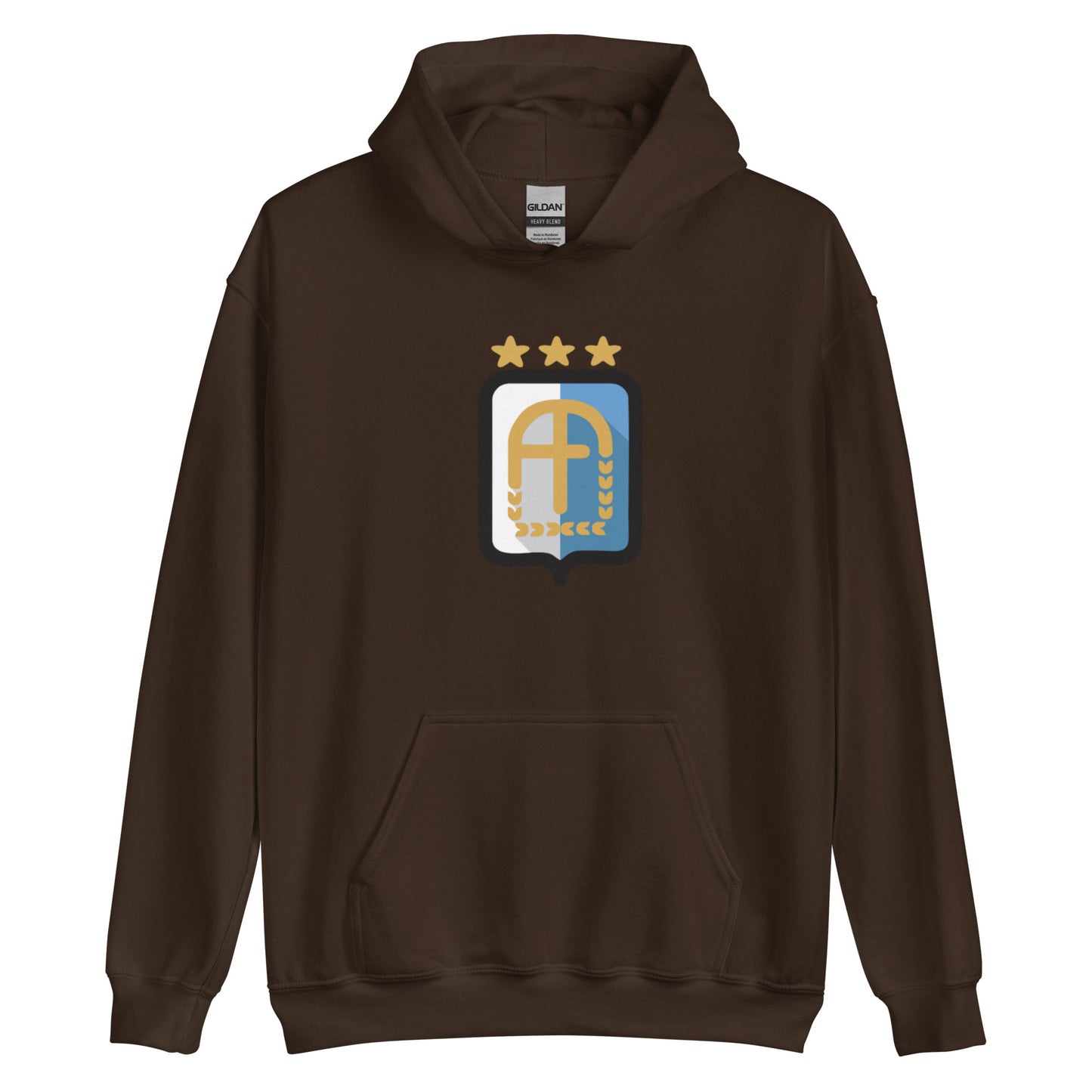Argentina Vintage Logo 3 Stars Unisex Hoodie