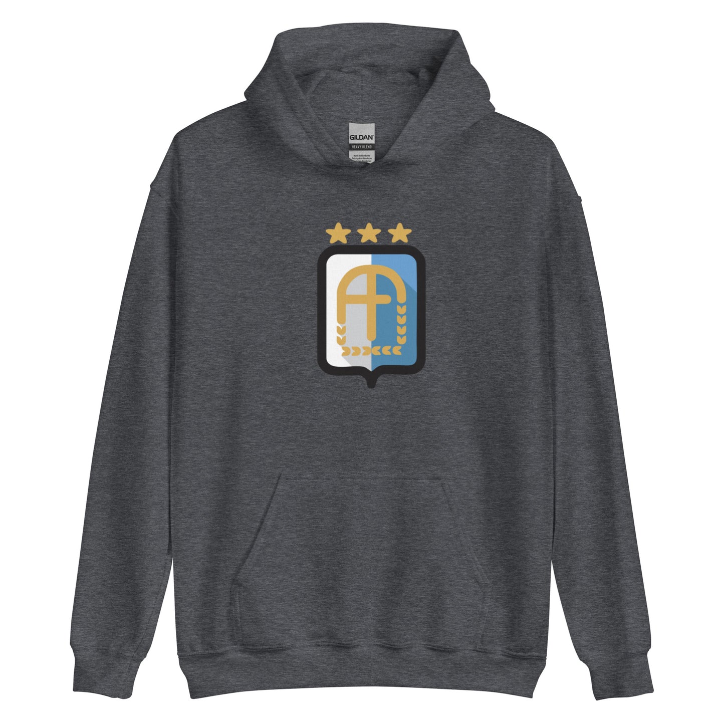 Argentina Vintage Logo 3 Stars Unisex Hoodie