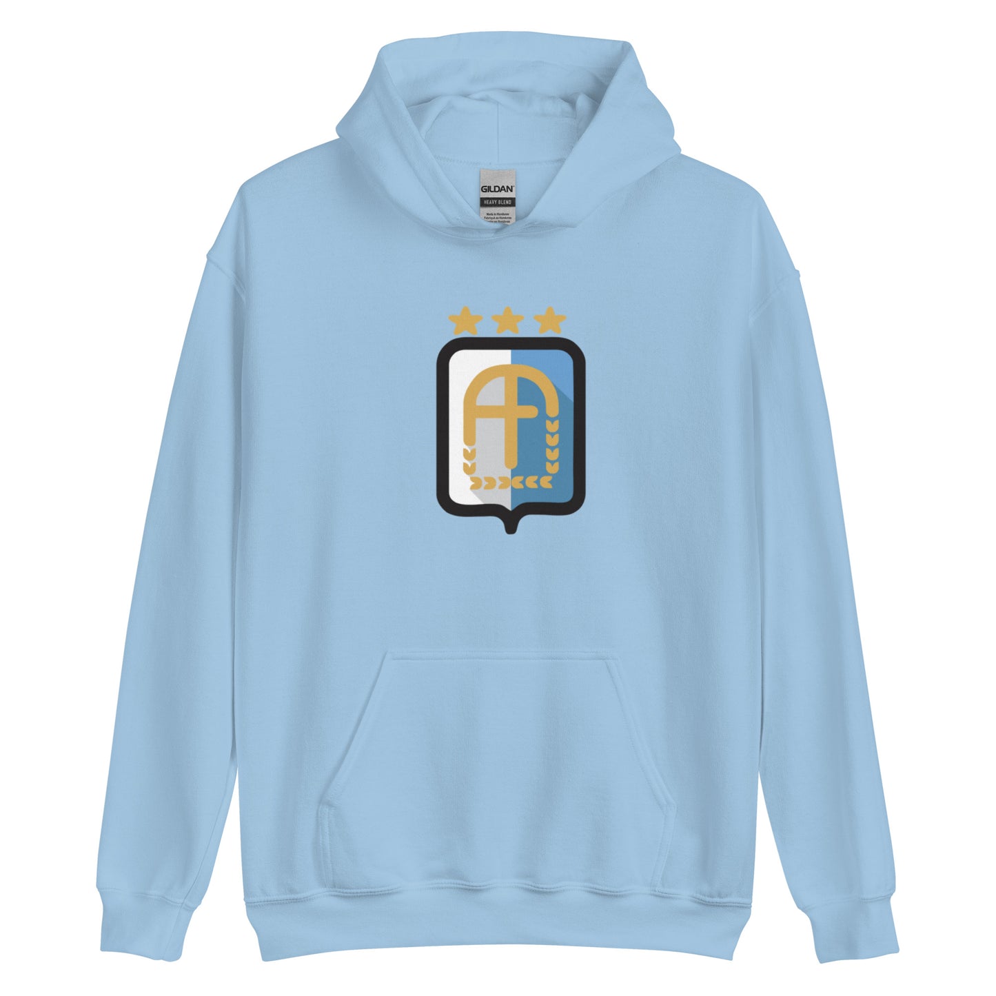 Argentina Vintage Logo 3 Stars Unisex Hoodie