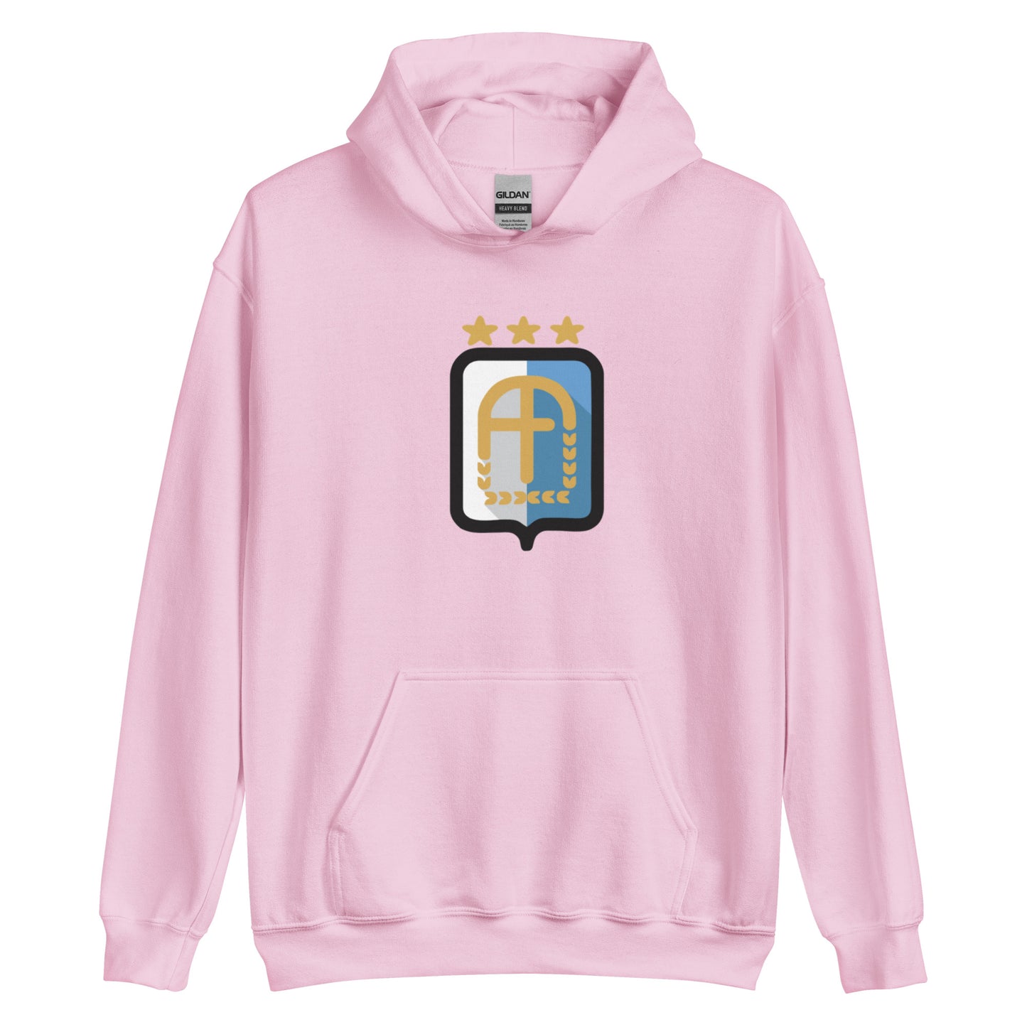 Argentina Vintage Logo 3 Stars Unisex Hoodie