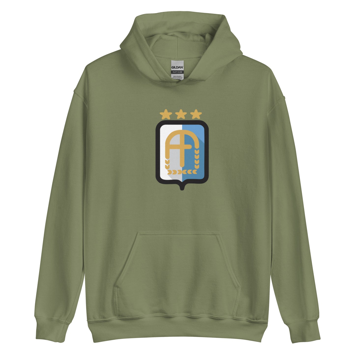 Argentina Vintage Logo 3 Stars Unisex Hoodie