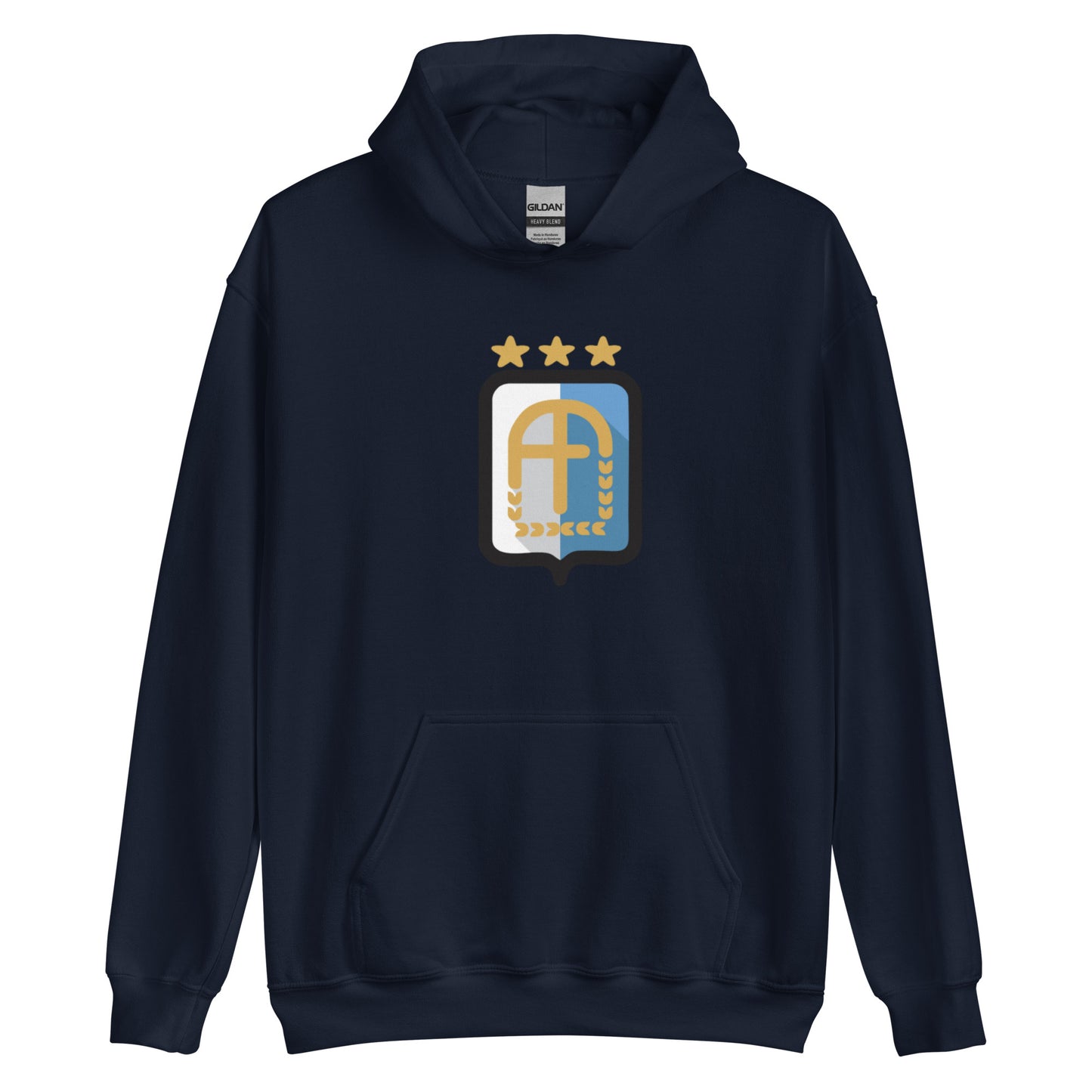 Argentina Vintage Logo 3 Stars Unisex Hoodie