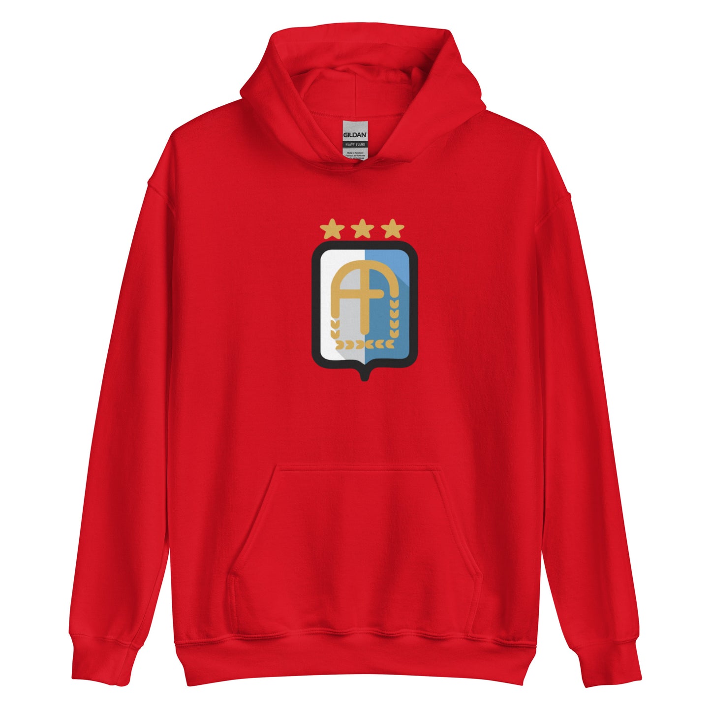 Argentina Vintage Logo 3 Stars Unisex Hoodie