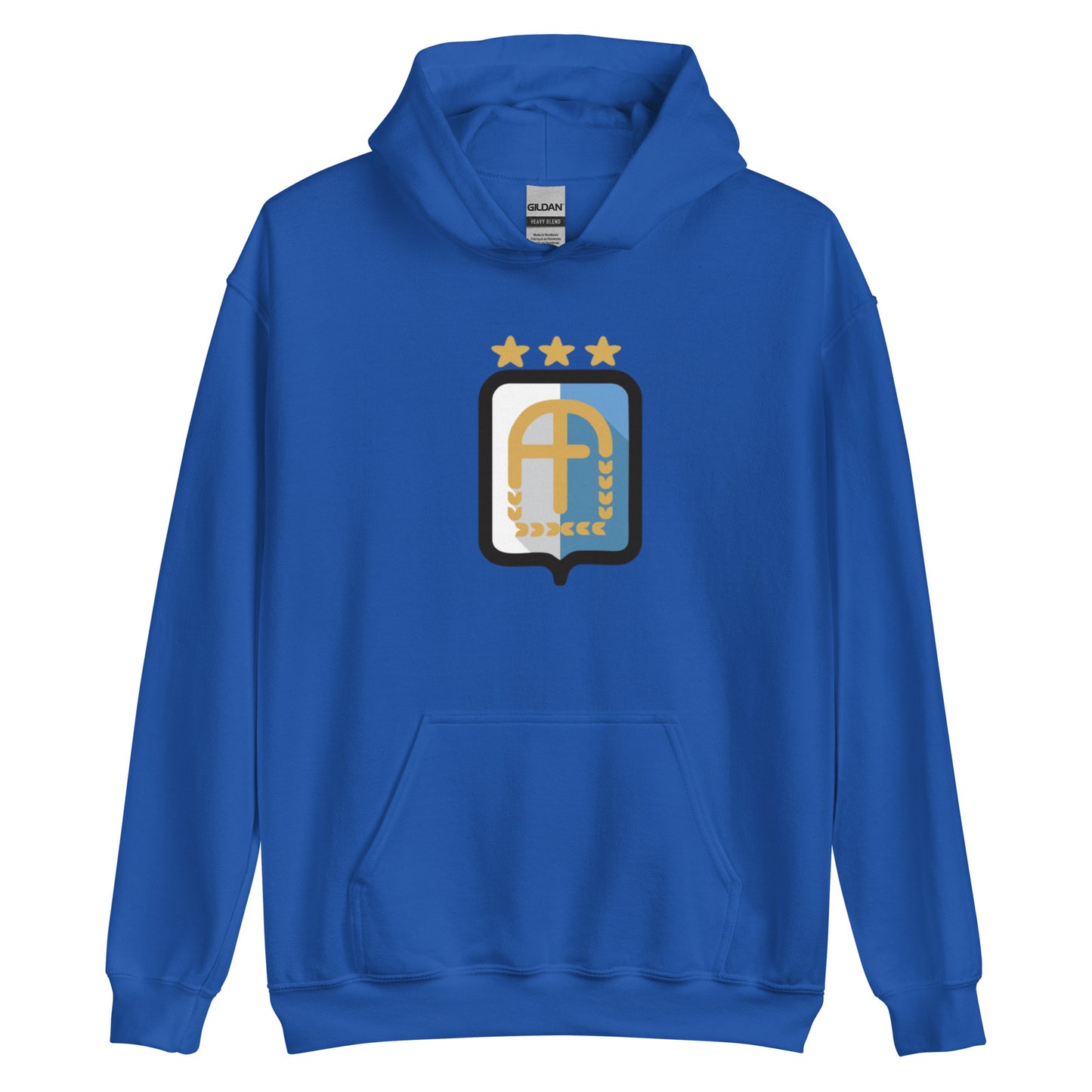 Argentina Vintage Logo 3 Stars Unisex Hoodie