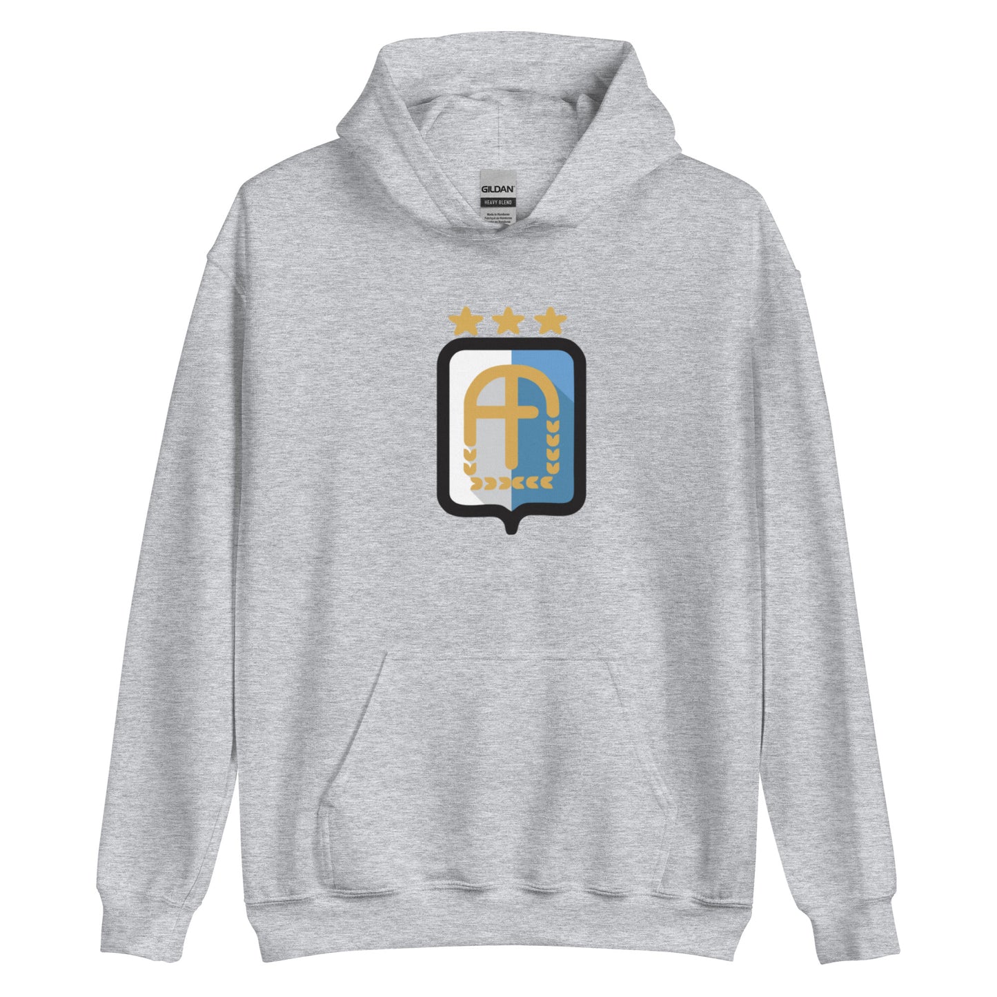 Argentina Vintage Logo 3 Stars Unisex Hoodie