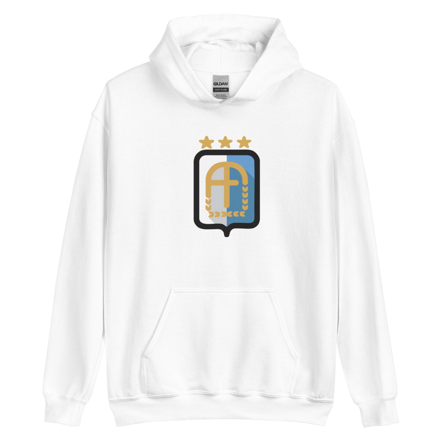 Argentina Vintage Logo 3 Stars Unisex Hoodie