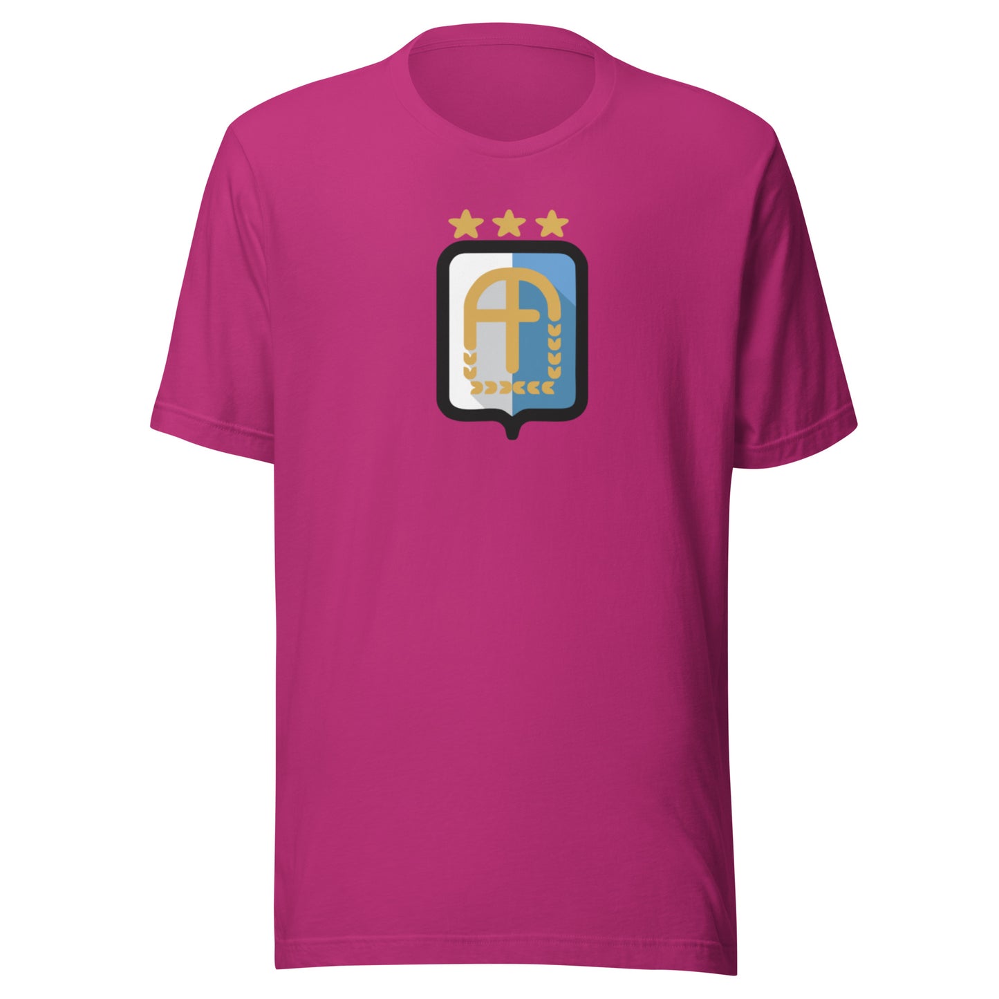 Argentina Vintage Logo 3 Stars Unisex t-shirt