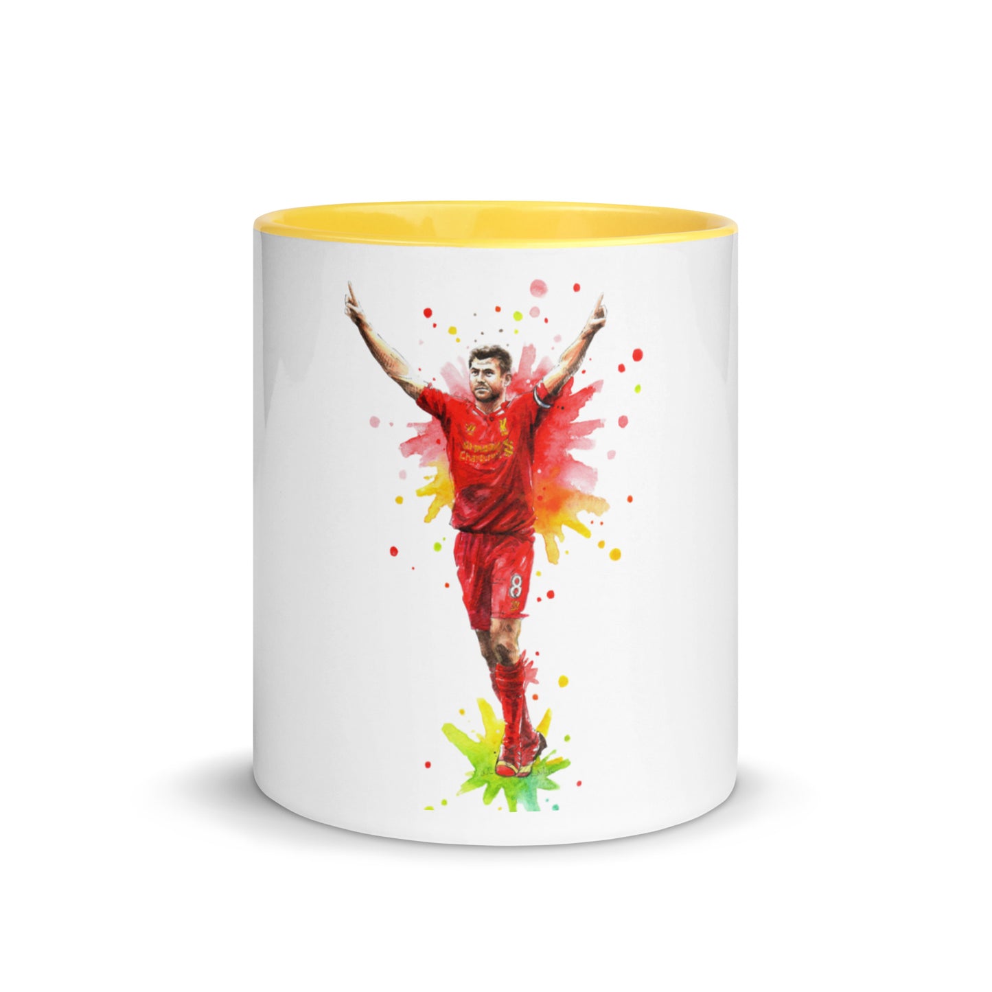 LIV Legend S. Gerrard Coffee Mug with Color Inside - The 90+ Minute