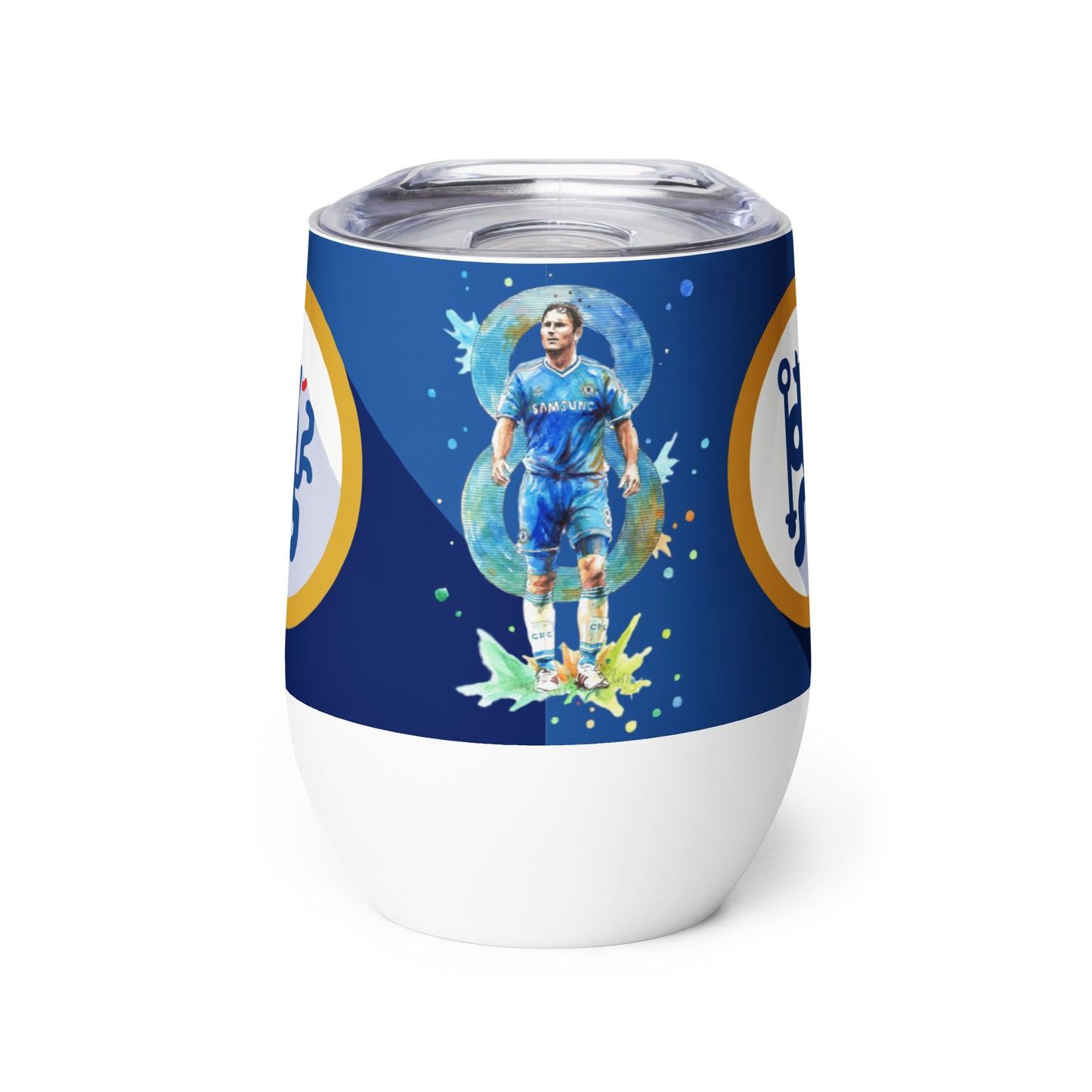 Chelsea Frankie Lampard Vintage Wine tumbler