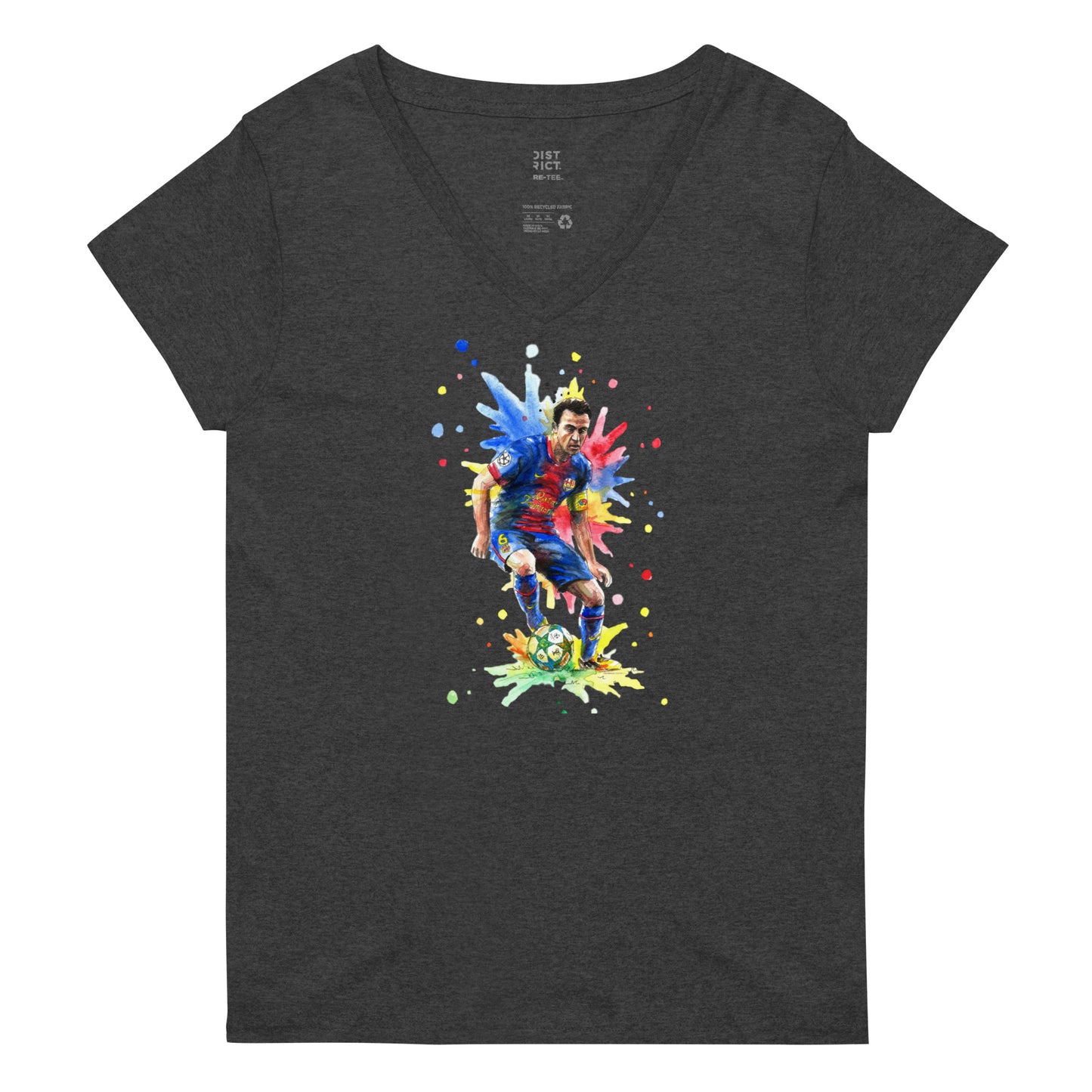 Xavi Barcelona Women’s recycled v-neck t-shirt