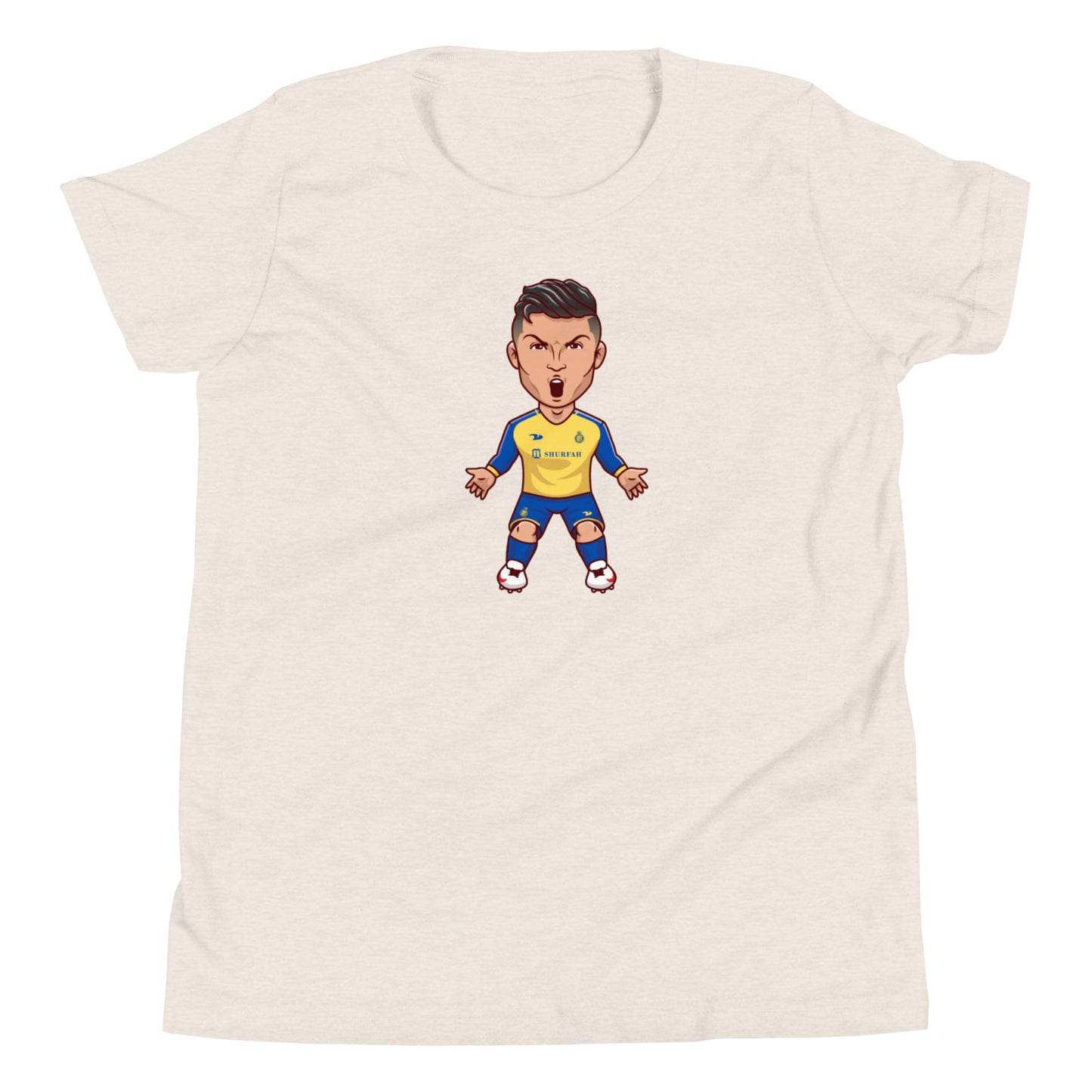 Al Nassr Ronaldo Youth Short Sleeve T-Shirt