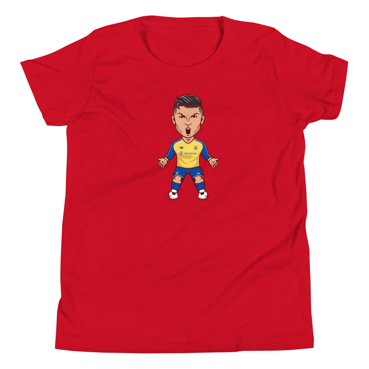 Al Nassr Ronaldo Youth Short Sleeve T-Shirt