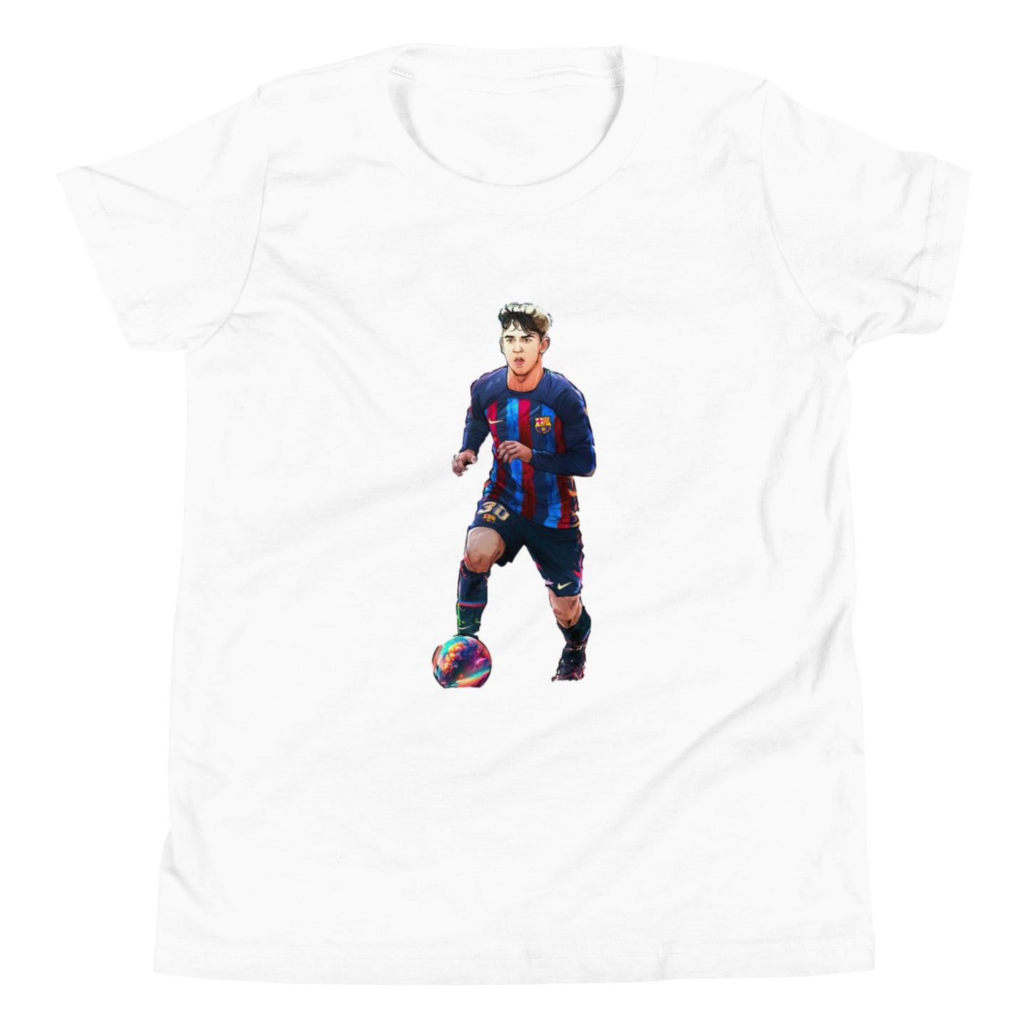 Gavi Barcelona Youth Short Sleeve T-Shirt