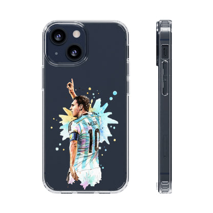 Lionel Messi Argentina Captain Vintage Clear Cases
