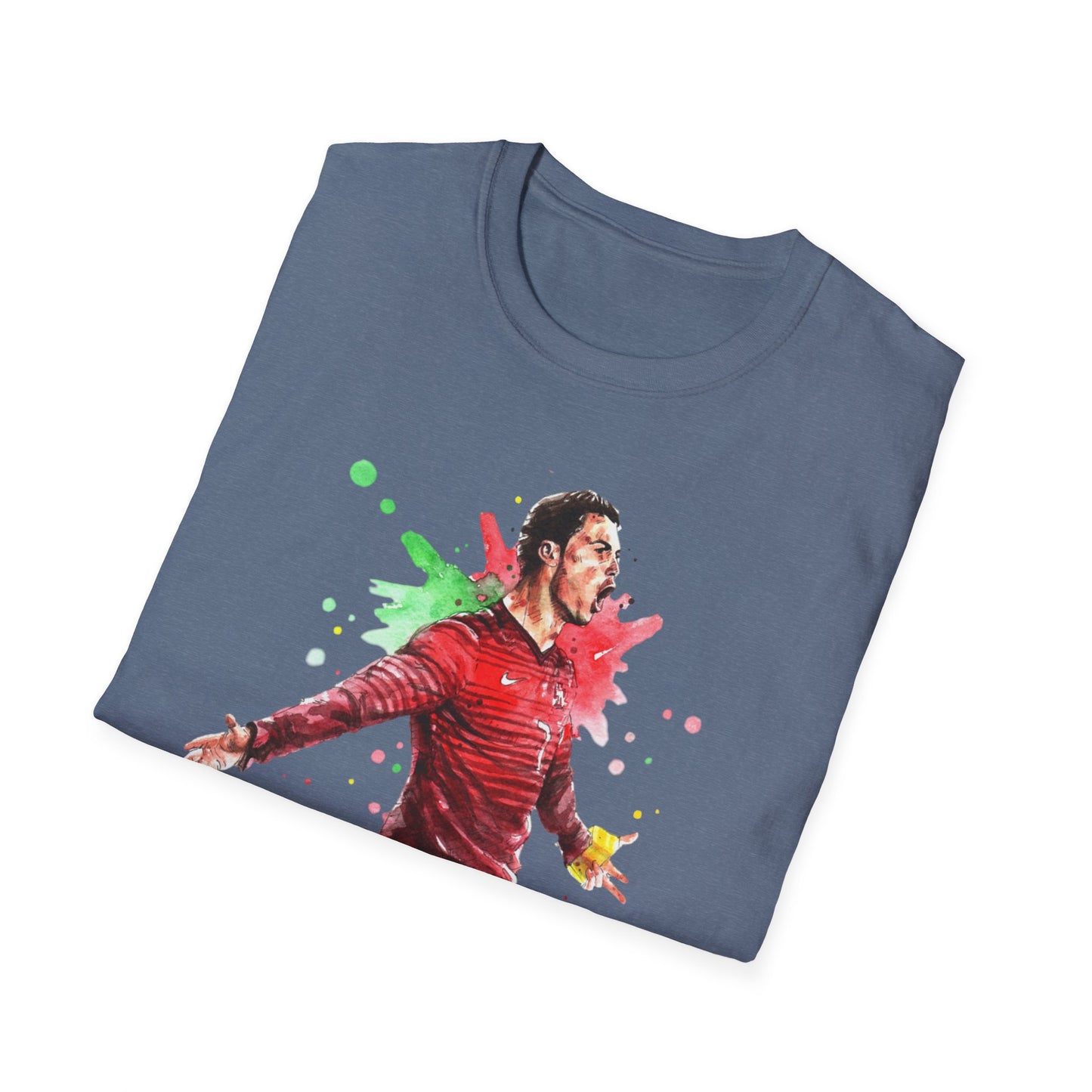 Ronaldo Portugal Vintage Unisex Softstyle T-Shirt