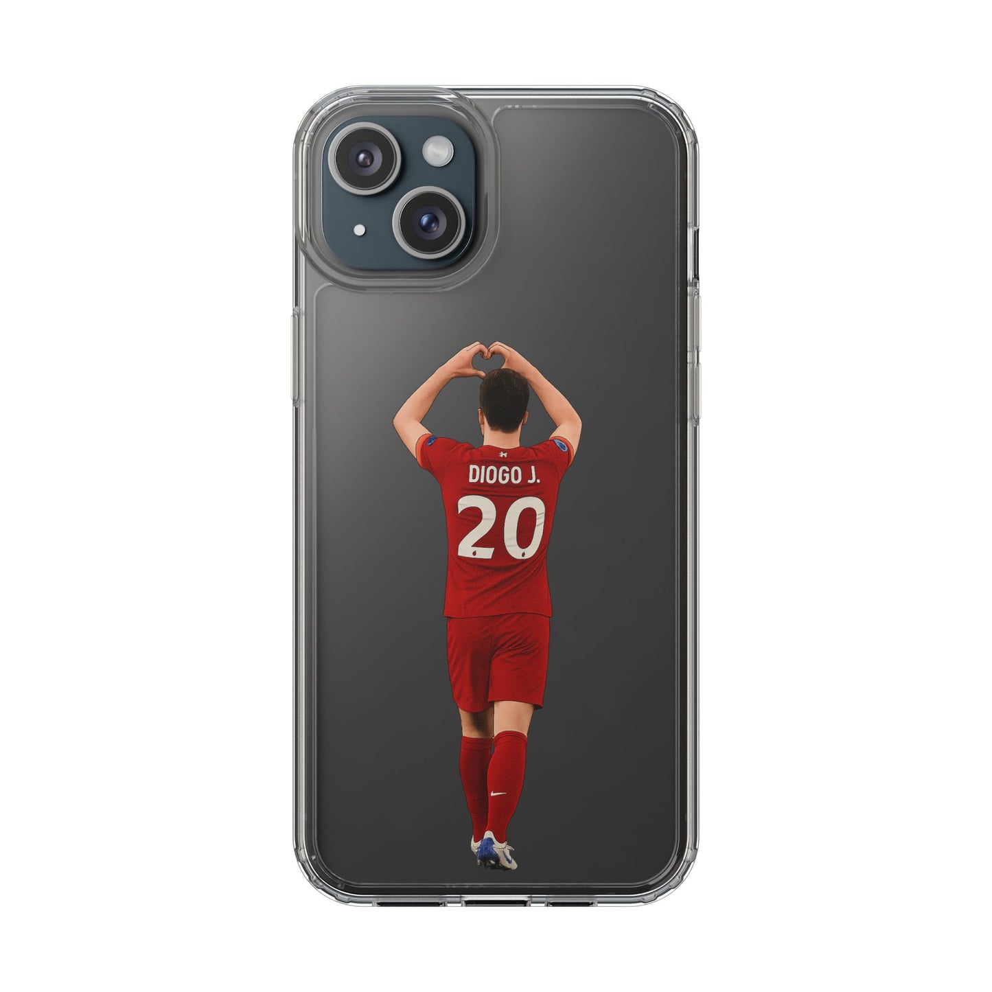 Diogo Jota Forever Liverpool Custom Clear Phone Case