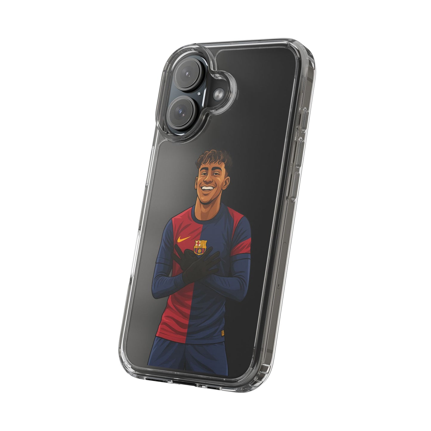 Lamine Yamal Barca Boy Clear Phone Case