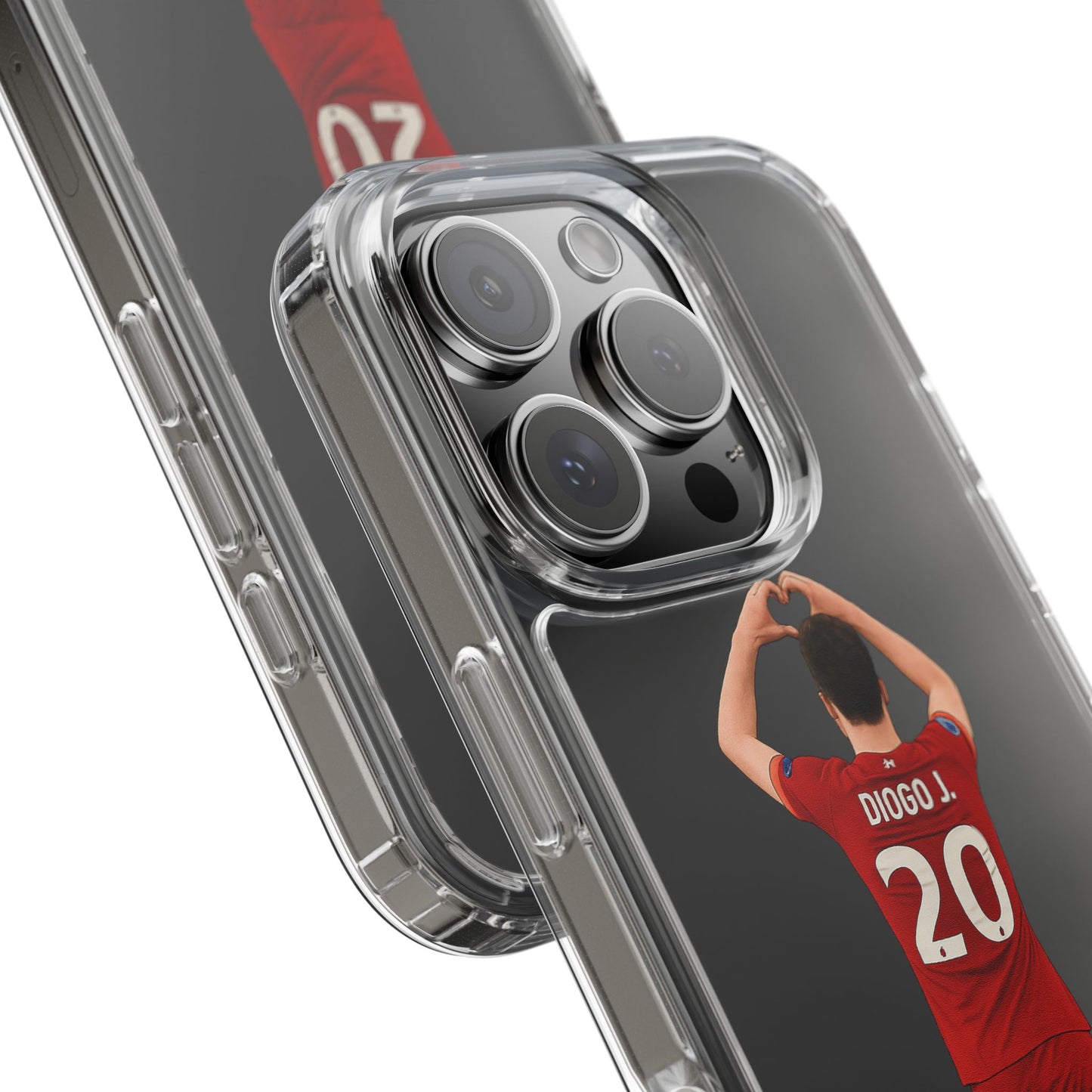Diogo Jota Forever Liverpool Custom Clear Phone Case