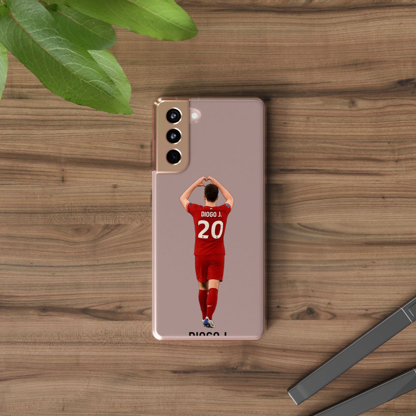 Diogo Jota Forever Liverpool Custom Clear Phone Case