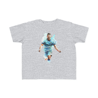 Man City Aguero Vintage Toddler's Fine Jersey Tee