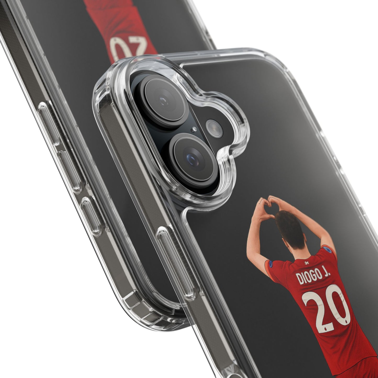 Diogo Jota Forever Liverpool Custom Clear Phone Case