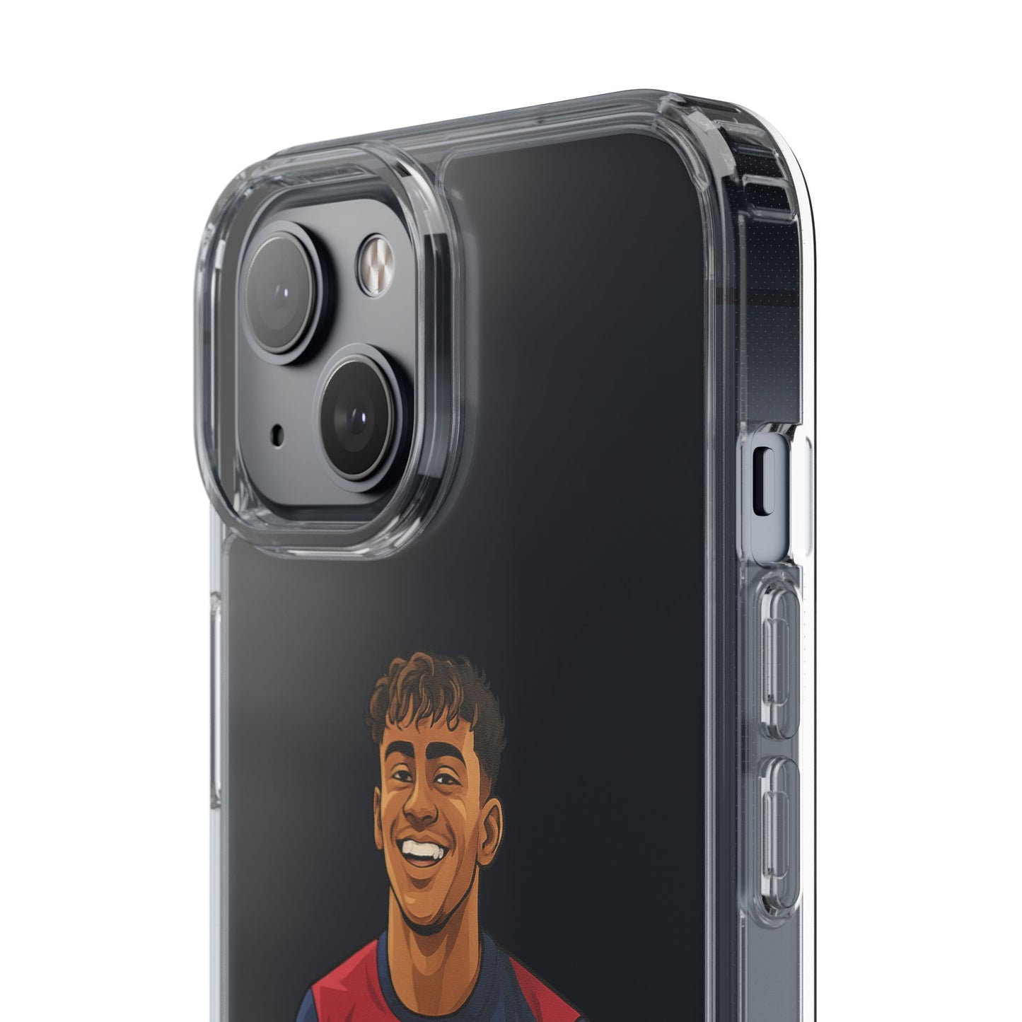 Lamine Yamal Barca Boy Clear Phone Case