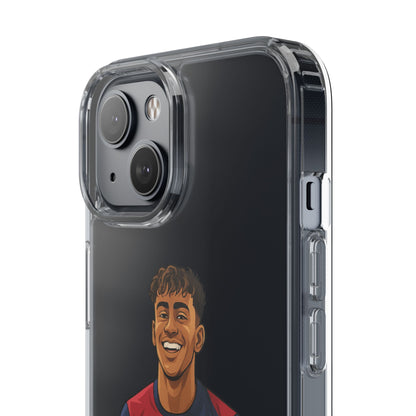 Lamine Yamal Barca Boy Clear Phone Case