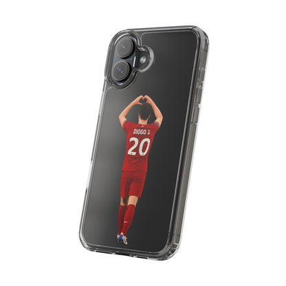 Diogo Jota Forever Liverpool Custom Clear Phone Case