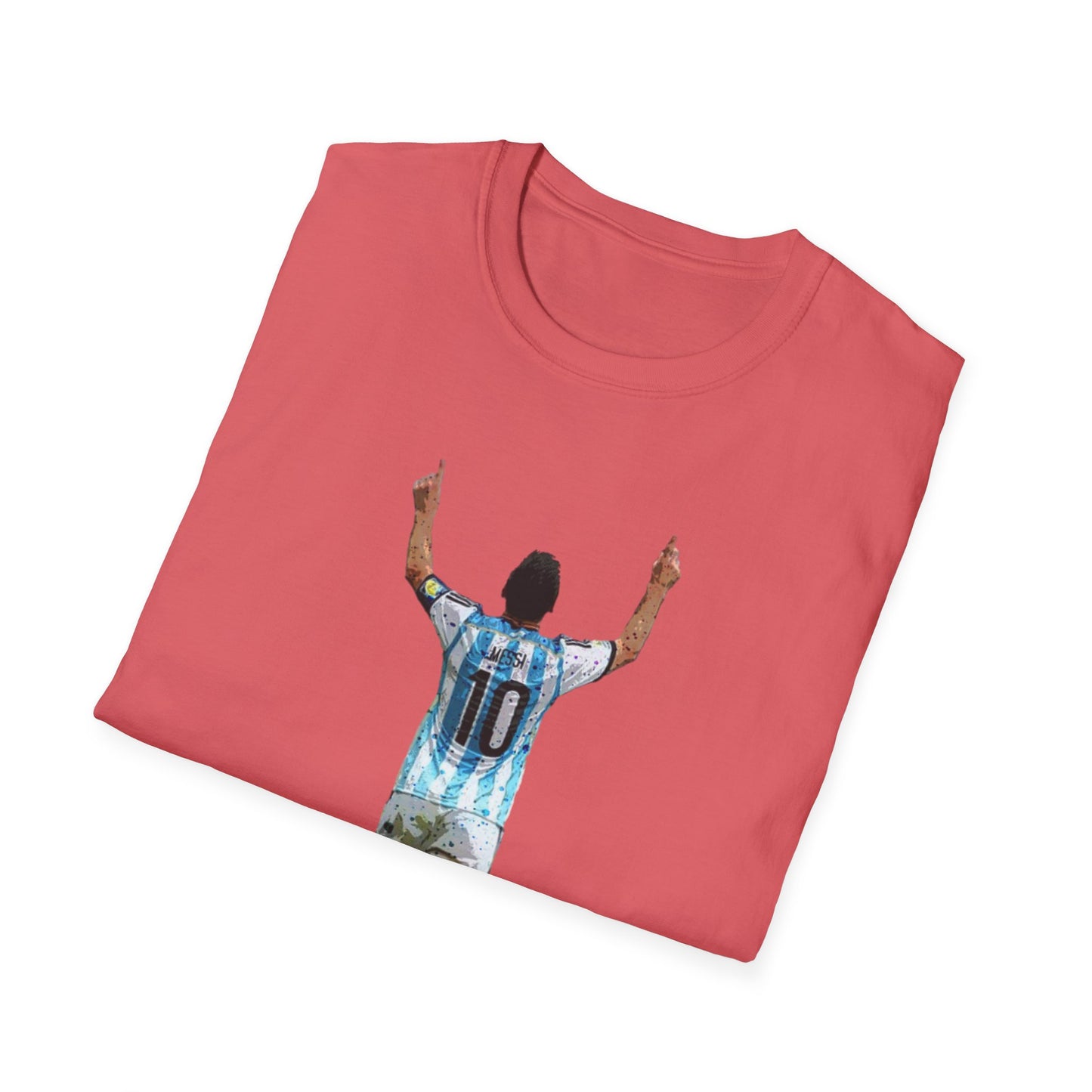 Messi Celebration Argentina Unisex U-Neck T-Shirt