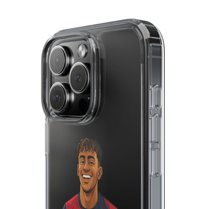 Lamine Yamal Barca Boy Clear Phone Case