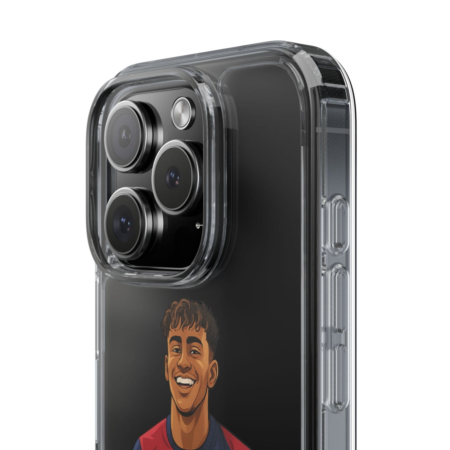 Lamine Yamal Barca Boy Clear Phone Case