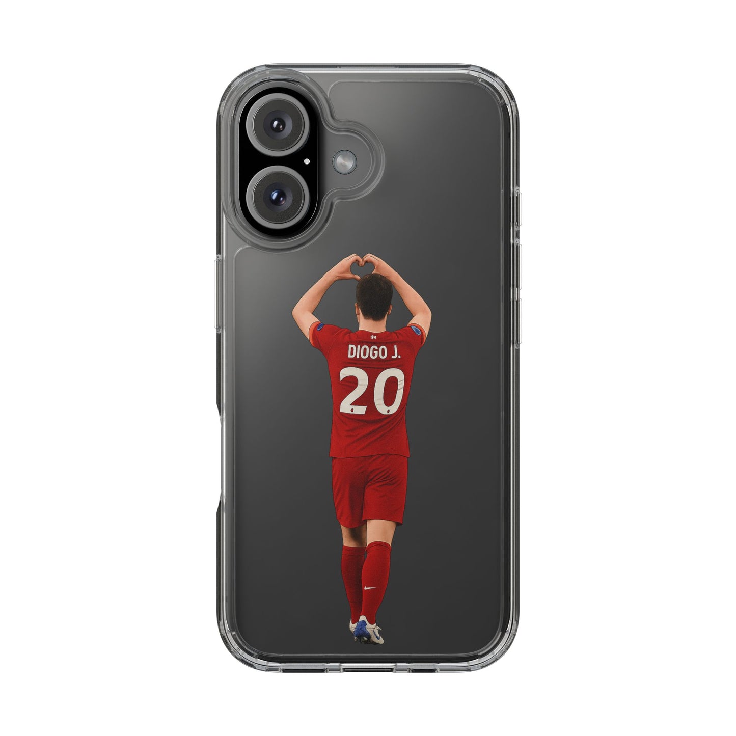 Diogo Jota Forever Liverpool Custom Clear Phone Case