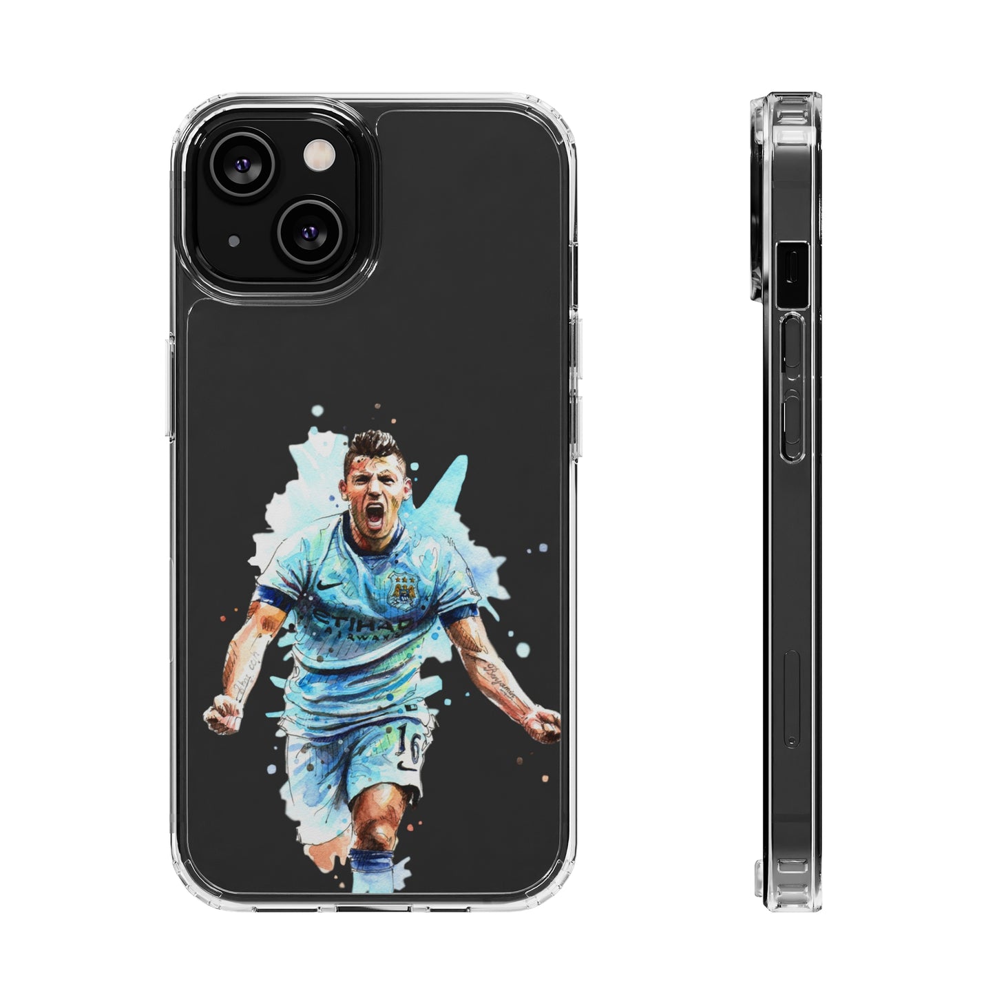 Kun Aguero Man City Clear Cases