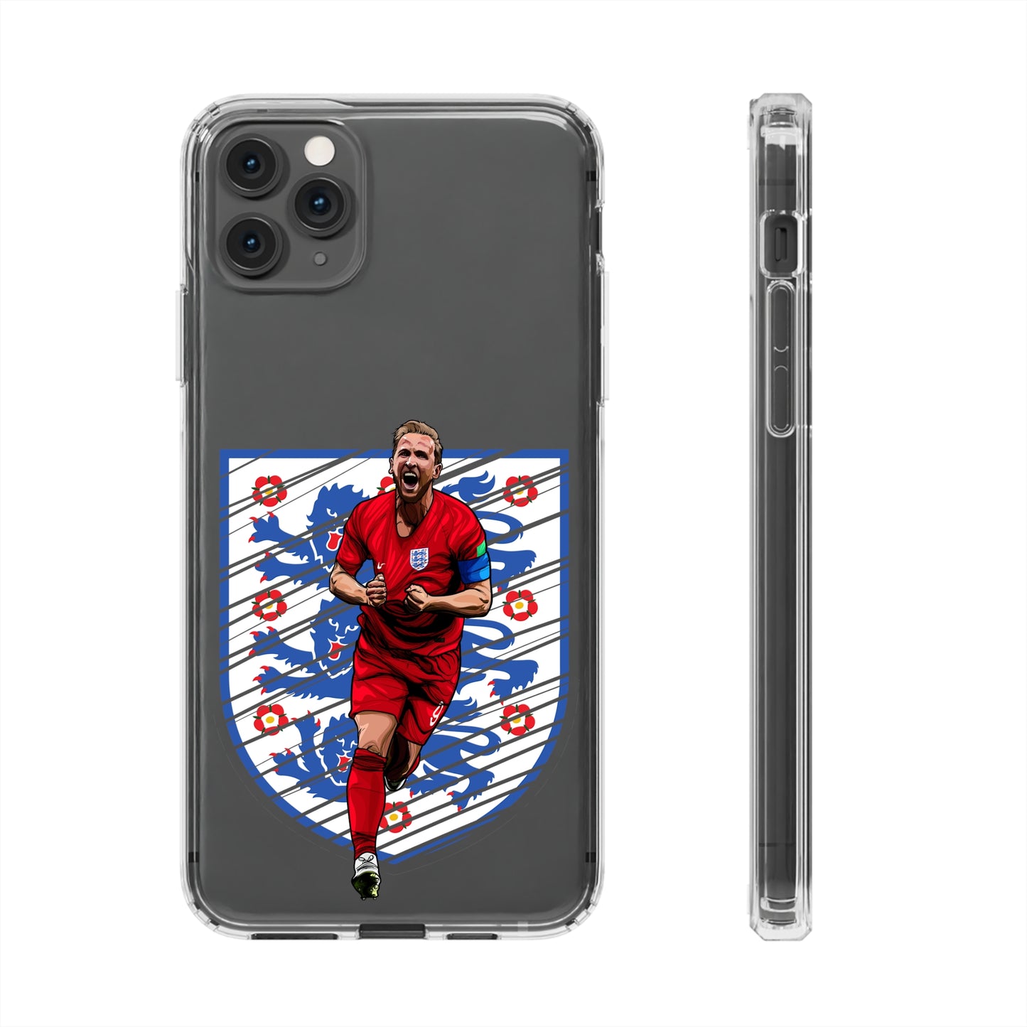 Harry Kane England logo Clear Cases