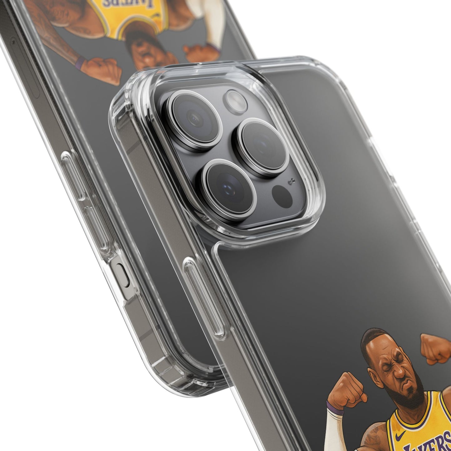 LeBron James Clear Phone Case - Basketball Lover Gift, Trendy iPhone Accessory, Sports Fan Case, Unique Cell Cover, NBA Gift Idea