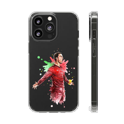 Ronaldo Portugal Vintage Clear Cases