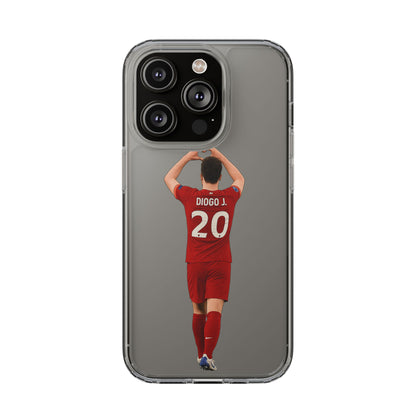 Diogo Jota Forever Liverpool Custom Clear Phone Case