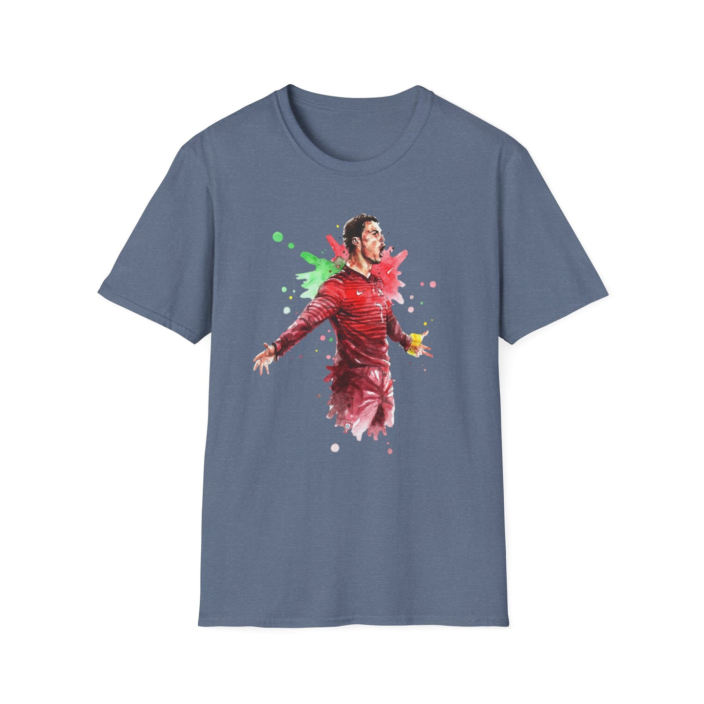 Ronaldo Portugal Vintage Unisex Softstyle T-Shirt