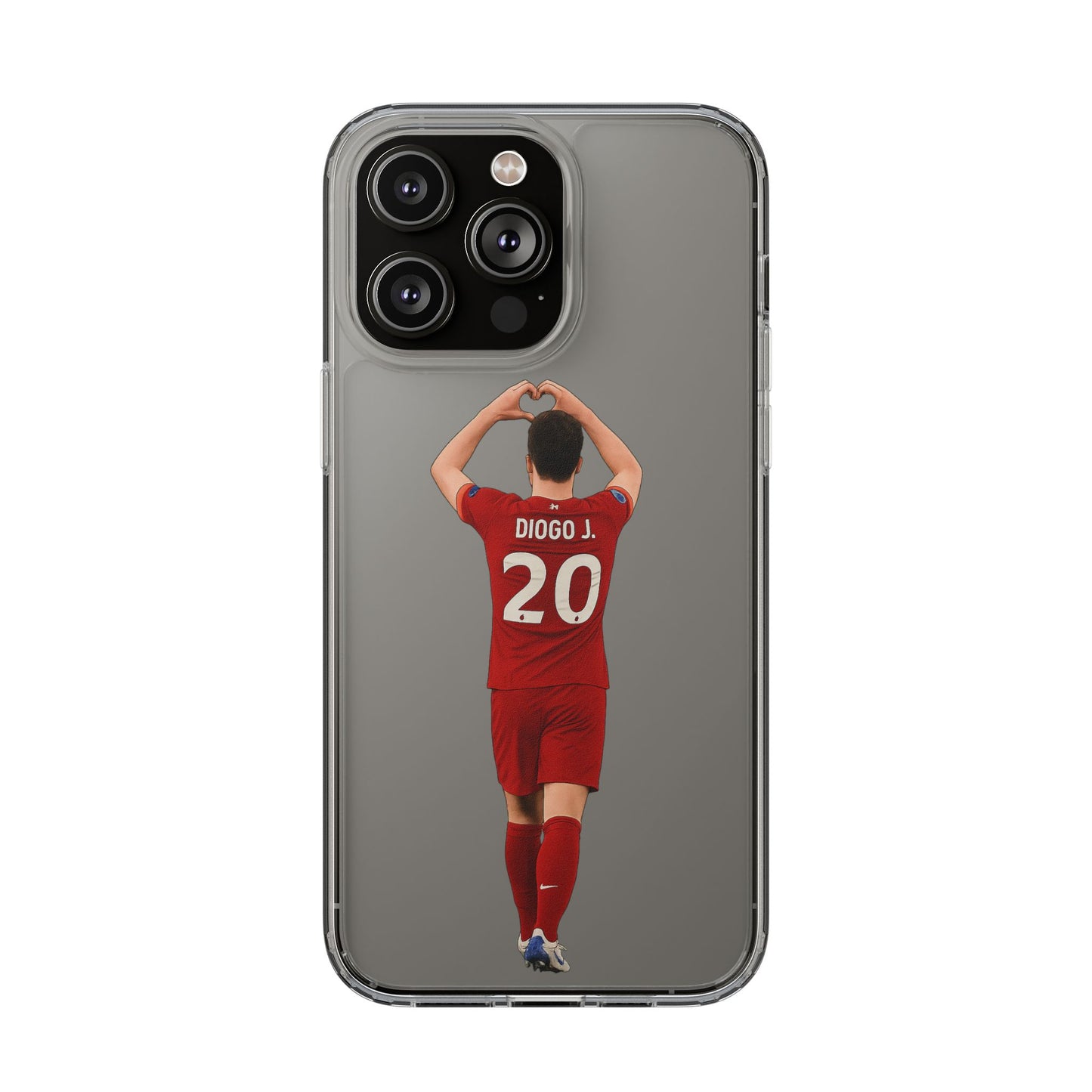 Diogo Jota Forever Liverpool Custom Clear Phone Case
