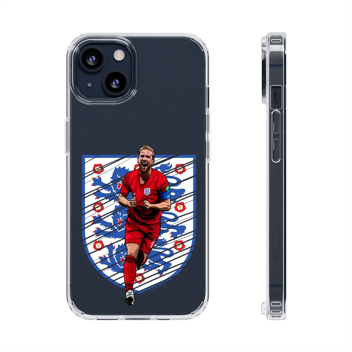 Harry Kane England logo Clear Cases