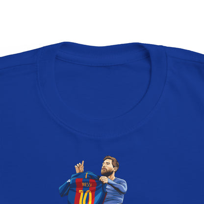 El Clasico Iconic Messi Celebration Toddler's Fine Jersey Tee