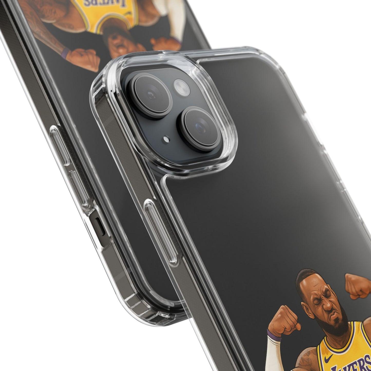 LeBron James Clear Phone Case - Basketball Lover Gift, Trendy iPhone Accessory, Sports Fan Case, Unique Cell Cover, NBA Gift Idea